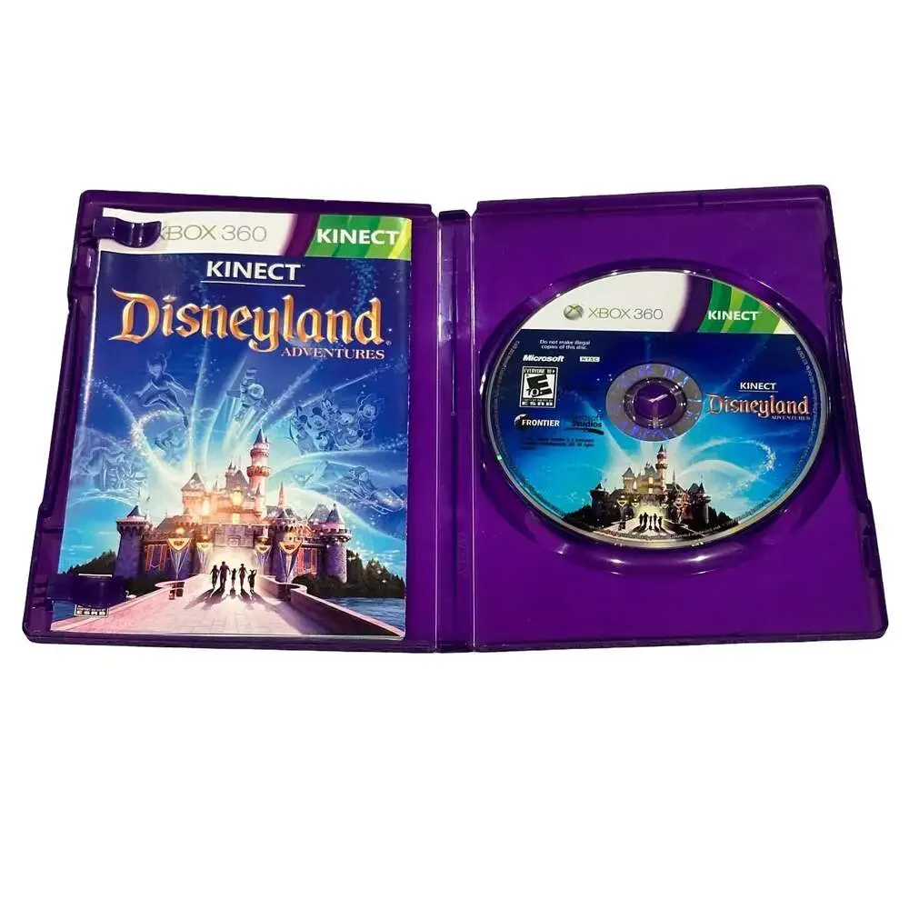 Kinect Disneyland Adventures Xbox 360 Game Complete in Box (CIB)